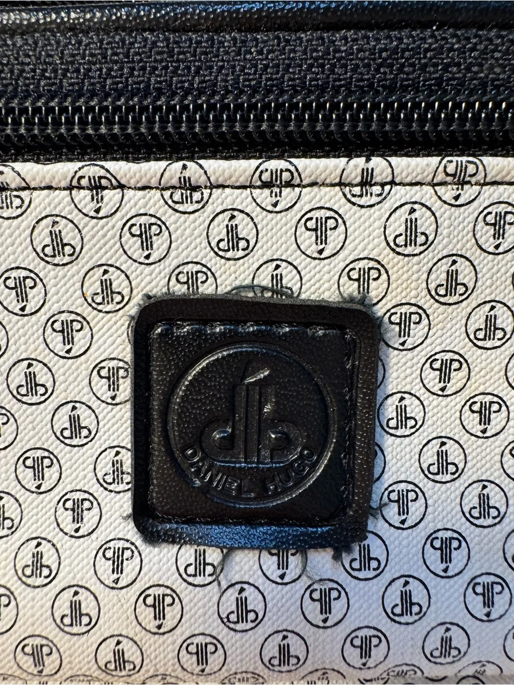 Vintage Y2K Daniel Hugo Monogram Waist Belt/ Crossbody Bag